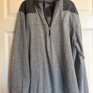 Vineyard Vines Charcoal Gray Performance Quarter-Zip Pullover